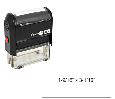 Self-Inking Custom Stamp (1-9/16" x 3-1/16")