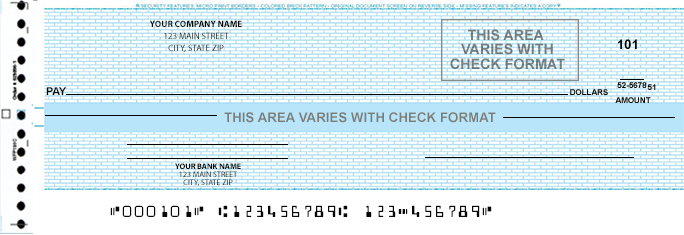 McBee&reg Compatible One Write Checks